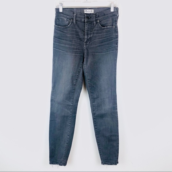 Madewell Denim - Madewell Gray High Riser Skinny Jeans